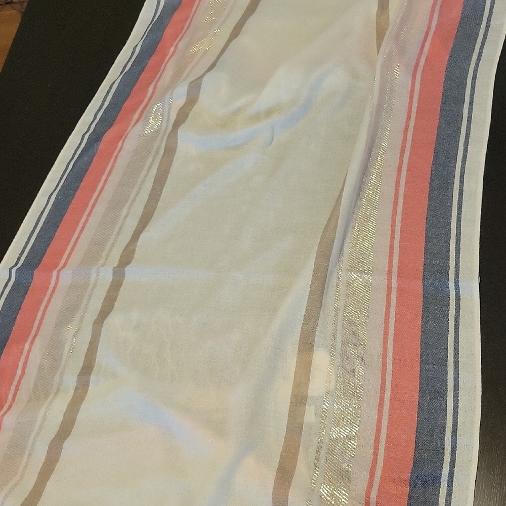 Cost Plus World Market Multicolor Striped Scarf - Picture 6 of 10